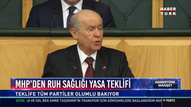 Ruh Sağlığı yasa teklifi: MHP teklif hazırladı, Bahçeli çağrı yaptı