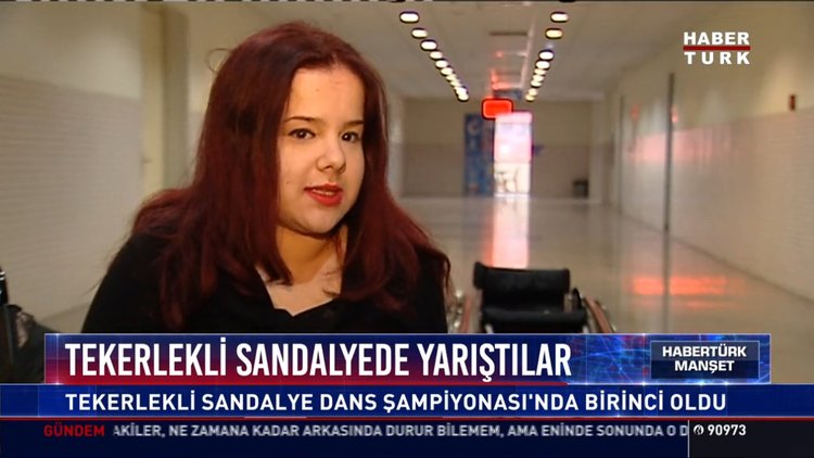 Tekerlekli sandalyede yarıştılar: Tekerlekli Sandalye Dans Şampiyonası'nda birinci oldu