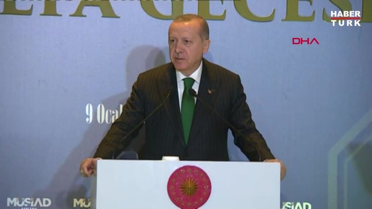 Cumhurbaşkanı Erdoğan MÜSİAD Vefa Gecesi'nde konuşuyor