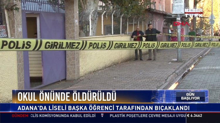 Okul önünde öldürüldü: Adana’da liseli başka öğrenci tarafından bıçaklandı