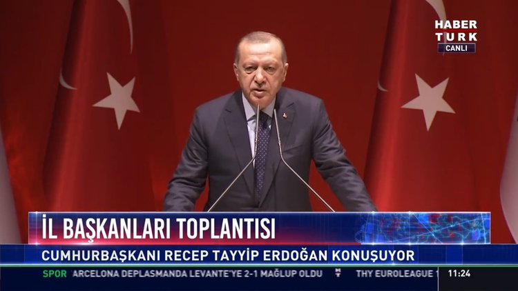 İl Başkanları Toplantısı: Cumhurbaşkanı Recep tayyip Erdoğan konuşuyor