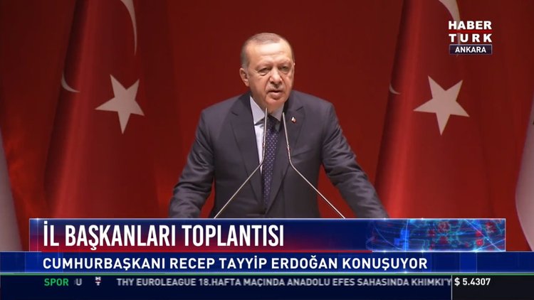 İl Başkanları Toplantısı: Cumhurbaşkanı Recep tayyip Erdoğan konuşuyor