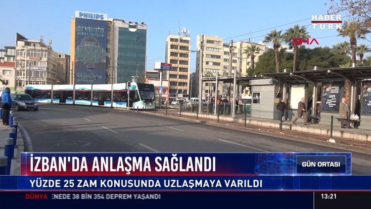 İZBAN'da anlaşma sağlandı: Yüzde 25 zam konusunda uzlaşmaya varıldı