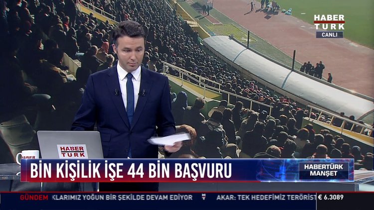 Bin kişilik işe 44 bin başvuru: İşe alınacaklar Stadyumda yapılan kura ile belirlendi