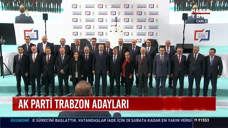 Ak Parti Trabzon adayları: Cumhurbaşkanı Erdoğan aday tanıtım töreninde konuştu