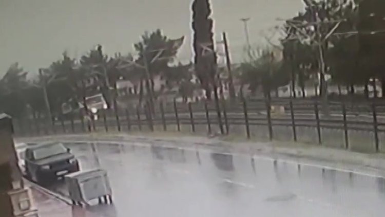 Florya'da tren kazası