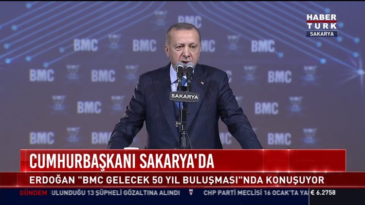 Cumhurbaşkanı Erdoğan Sakarya'da