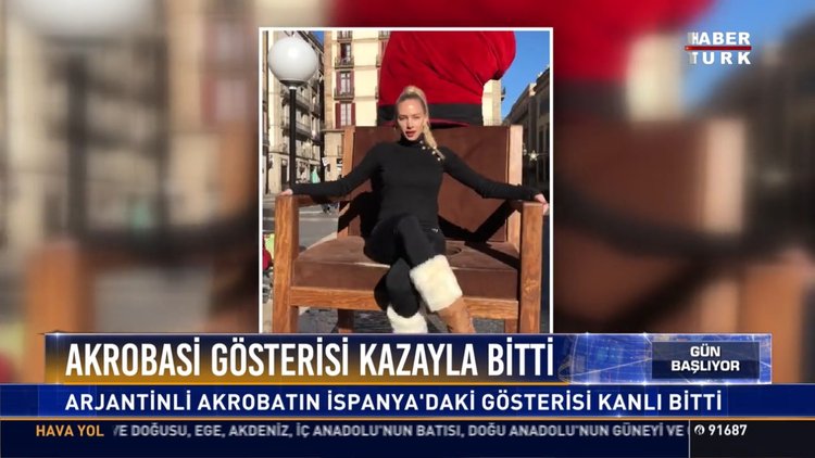 Akrobasi gösterisi kazayla bitti: Arjantinli Akrobatın İspanya'daki gösterisi kanlı bitti