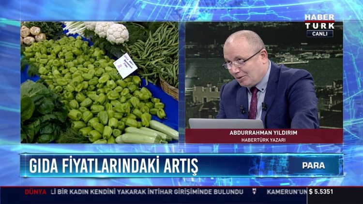 Gıda fiyatlarındaki artış