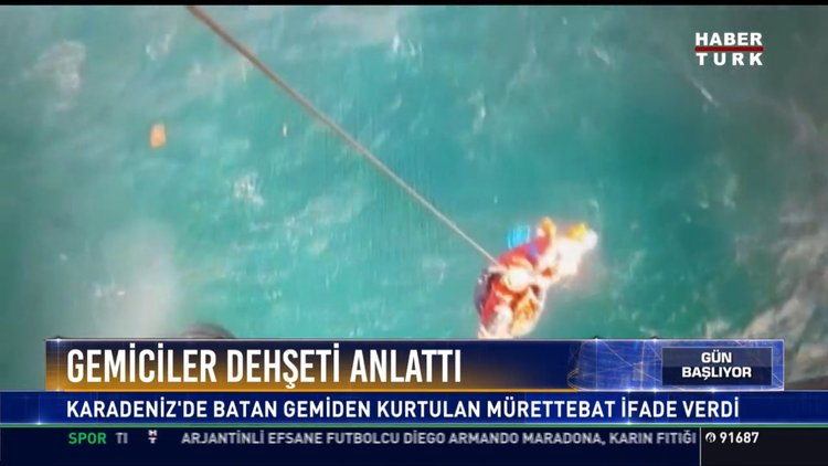 Gemiciler dehşeti anlattı: Karadeniz'de batan gemiden kurtulan mürettebat ifade verdi