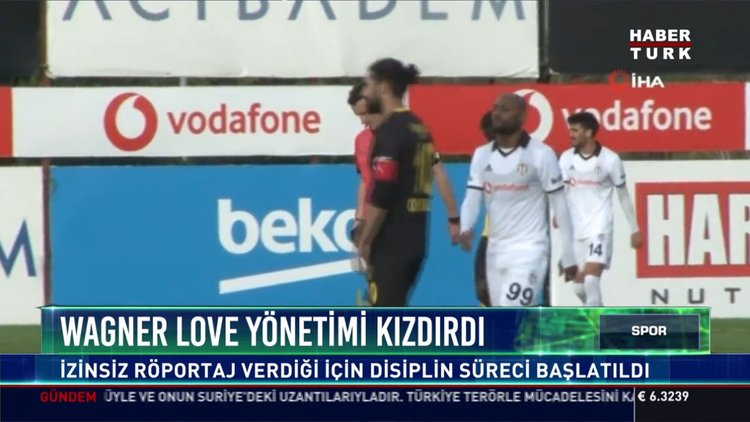 Vagner Love yönetimi kızdırdı: İzinsiz röportaj verdiği için disiplin süreci başlatıldı