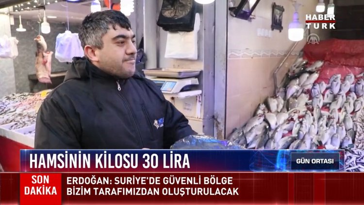 Hamsinin kilosu 30 lira