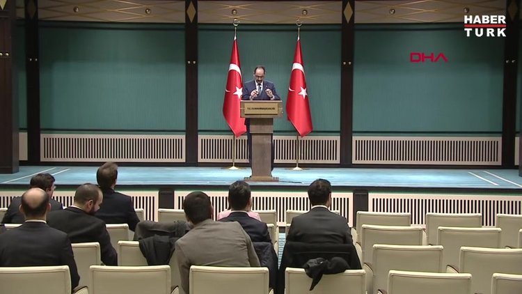 Cumhurbaşkanlığı Sözcüsü Kalın kabine toplantısı sonrası açıklamalarda bulundu