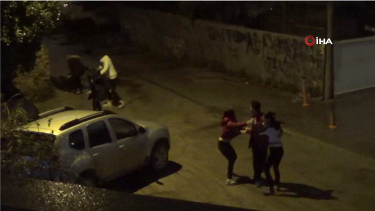 Yer: Adana, gece yarısı... Kızlı erkekli sokak kavgası!