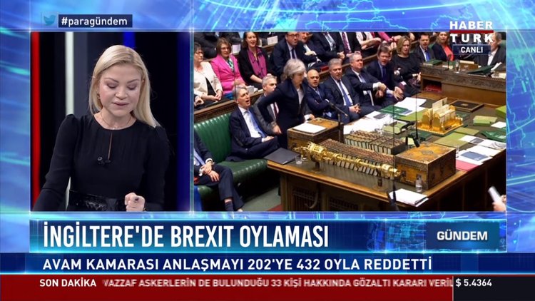 İngiltere'de Brexıt oylaması: Avam Kamarası anlaşmayı 202'ye 432 oyla reddetti