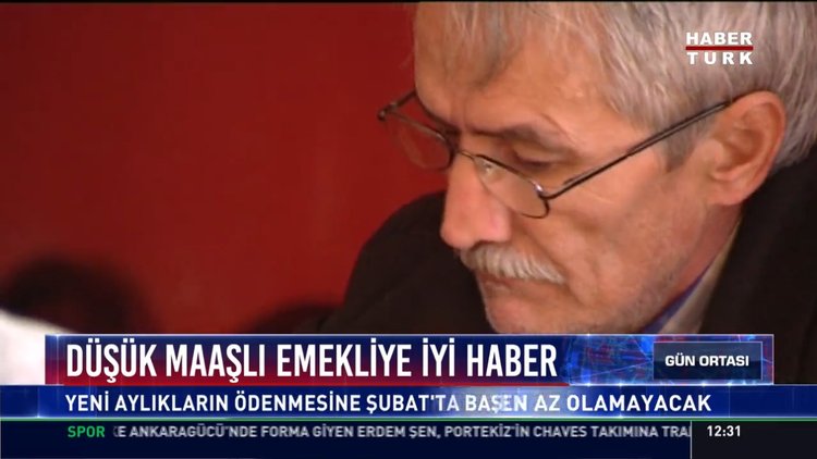 Düşük maaşlı emekliye iyi haber: Artık en düşük emekli aylığı bin tl'den az olmayacak