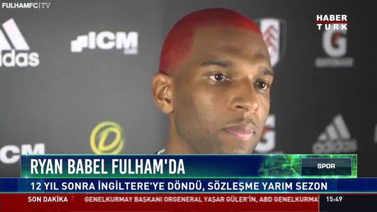 Ryan Babel Fulham'da 12 yıl sonra İngiltere'ye döndü, sözleşme yarım sezon