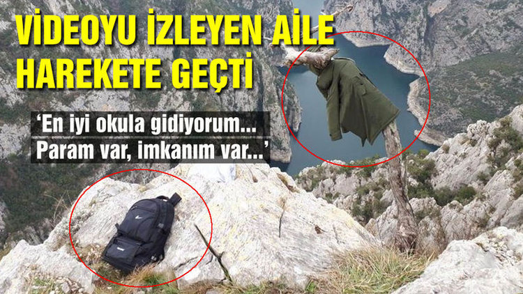 Kanyonda kaybolan genci arama çalışması sürüyor