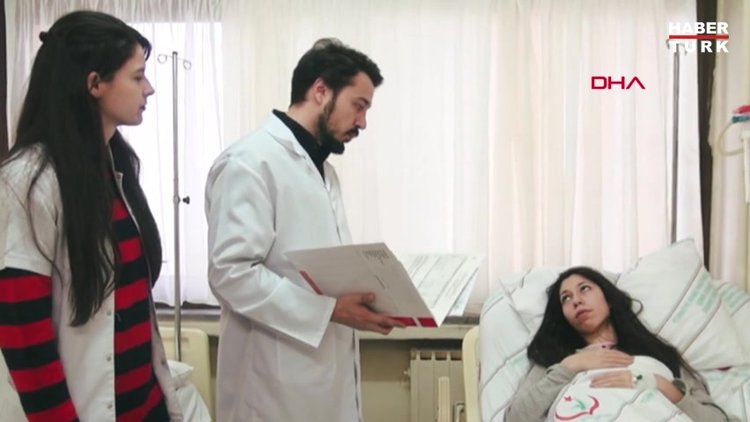 Kilo ve şişkinlik şikayetiyle başvurdu, 45 santimetre kist çıkarıldı