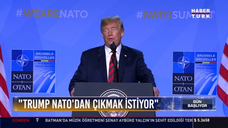 "Trump NATO'dan çıkmak istiyor": İddiayı Amerikan New York Times Gazetesi yazdı