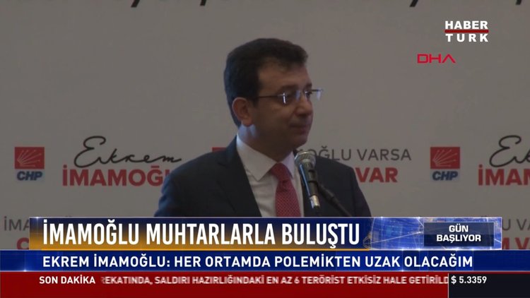 İmamoğlu muhtarlarla buluştu: Ekrem İmamoğlu: Türkiye kutuplaşmalar üzerine yönetiliyor