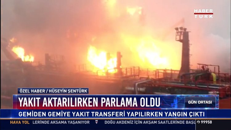 Yanan geminin kaptanı konuştu