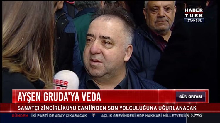 Ayşen Gruda'ya veda!