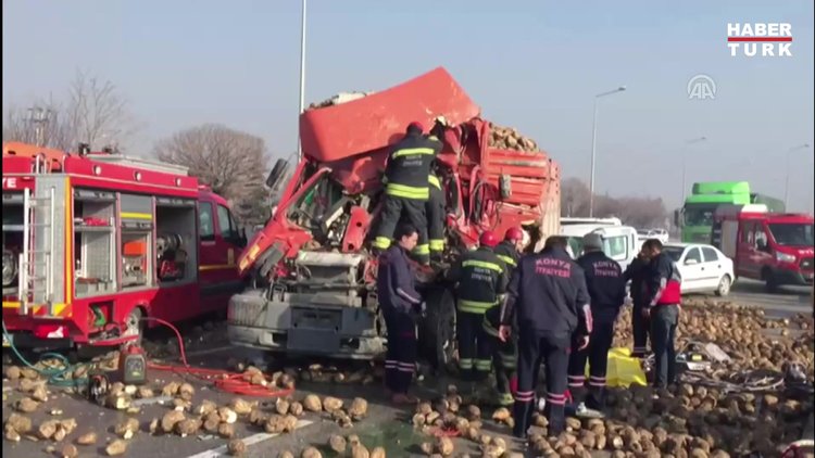 Konya'da zincirleme trafik kazası