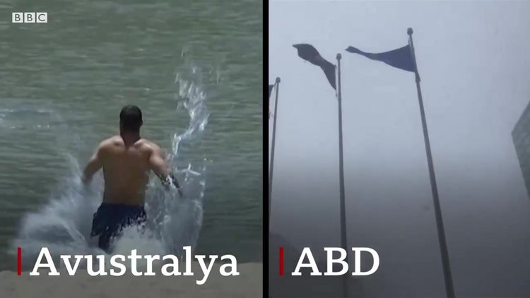 ABD 'Kutup Girdabı'na girdi, Avustralya ile sıcaklık farkı 100 dereceyi buldu