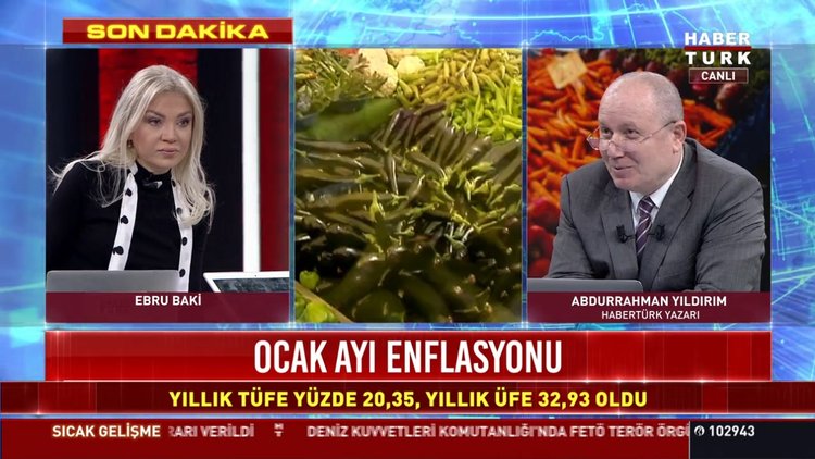 Ocak ayı enflasyonu: Aylık Tüfe yüzde 1,06 arttı, Üfe yüzde 0,45 arttı