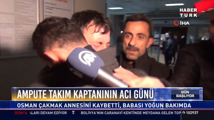 Ampute takım kaptanının acı günü: Osman Çakmak annesini kaybetti, babası yoğun bakımda