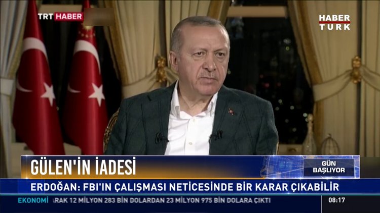 Gülen'in iadesi: Erdoğan: FBI'ın neticesinde bir karar çıkabilir