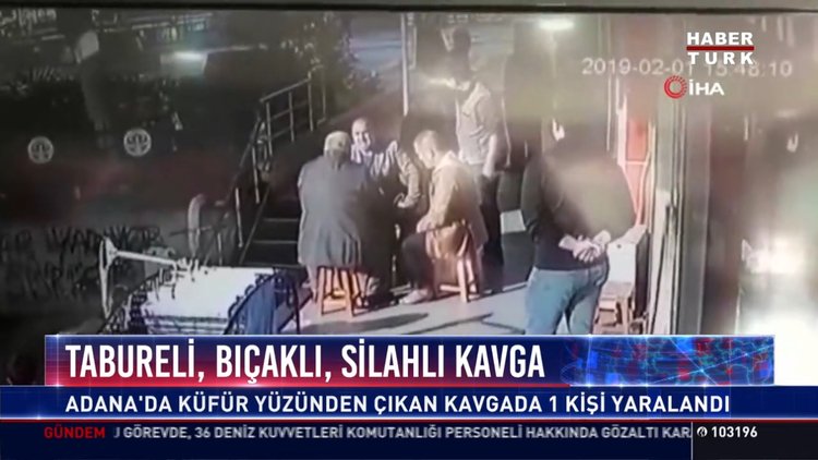 Tabureli, bıçaklı, silahlı kavga: Adana'da küfür yüzünden çıkan kavgada 1 kişi yaralandı