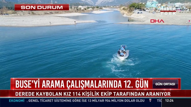 Buse'yi arama çalışmalarında 12. gün: Derede kaybolan kız 114 kişilik ekip tarafından aranıyor