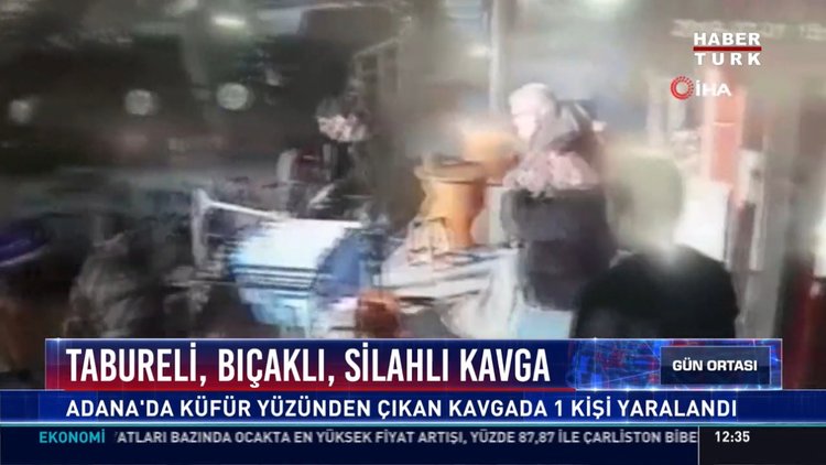 Tabureli, bıçaklı, silahlı kavga: Adana'da küfür yüzünden çıkan kavgada 1 kişi yaralandı