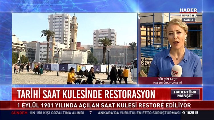 Tarihi Saat Kulesinde restorasyon: 1 Eylül 1901 yılında Saat Kulesi restore ediliyor