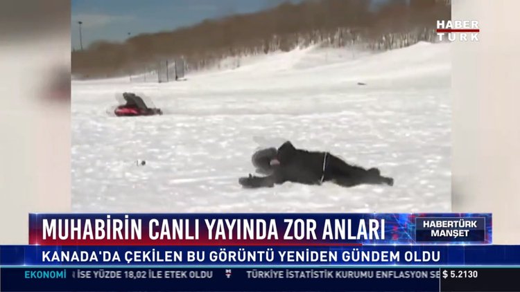Muhabirin canlı yayında zor anları: Kanada'da çekilen bu görüntü yeniden gündem oldu