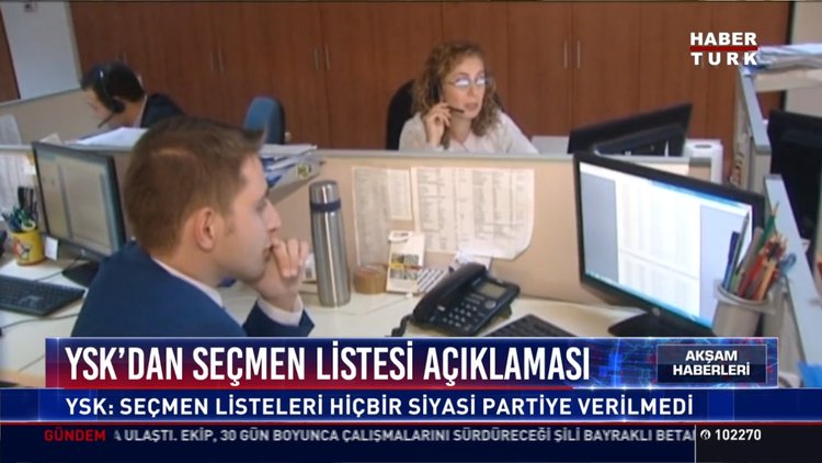 Ysk'dan seçmen listesi açıklaması: Ysk: Seçmen listeleri hiçbir siyasi partiye verilmedi