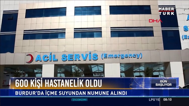 600 kişi hastanelik oldu: Burdur'da içme suyundan numune alındı