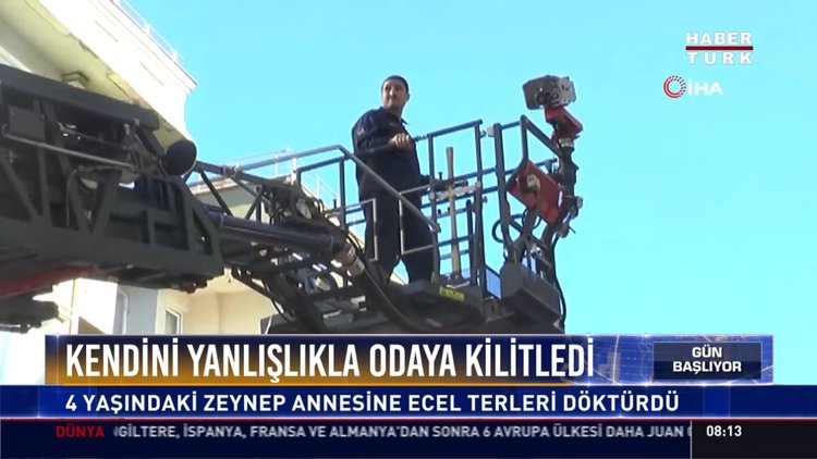 Kendini yanlışlıkla odaya kilitledi: 4 yaşındaki Zeynep annesine ecel terleri döktürdü