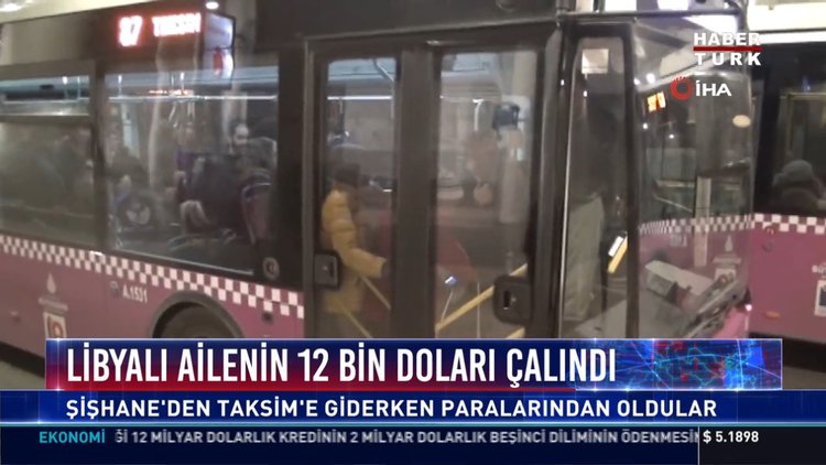 Libyalı ailenin 12 bin doları çalındı: Şişhane'den Taksim'e giderken paralarından oldular