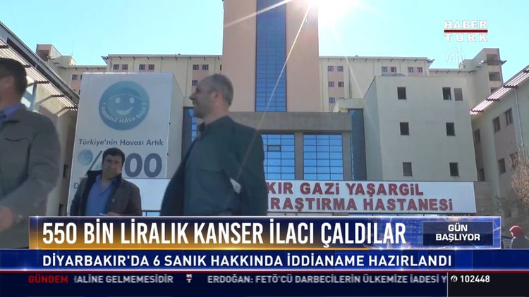 550 bin liralık kanser ilacı çaldılar: Diyarbakır'da 6 sanık hakkında iddianame hazırlandı