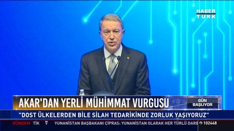 Akar'dan yerli mühimmat vurgusu: ''Dost Ülkelerden bile silah tedarikinde zorluk yaşıyoruz''