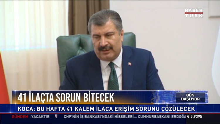41 ilaçta sorun bitecek: Koca: Bu hafta 41 kalem ilaca erişim sorunu çözülecek