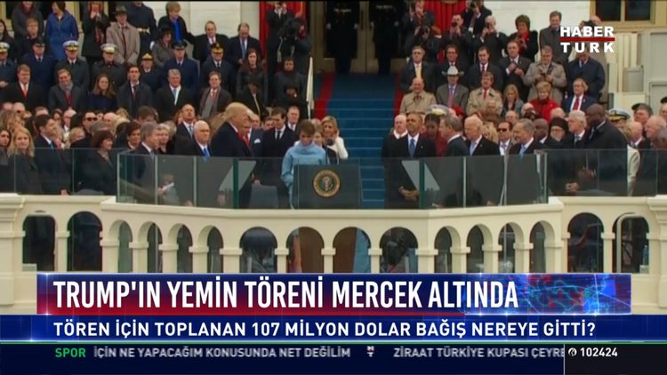 Trump'ın yemin töreni mercek altında:  Tören için toplanan 107 miyon dolar bağış nereye gitti?