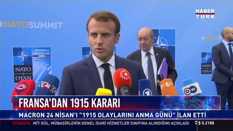 Fransa'dan 1915 kararı: Macron 24 Nisan'ı ''1915 olaylarını anma günü'' ilan etti