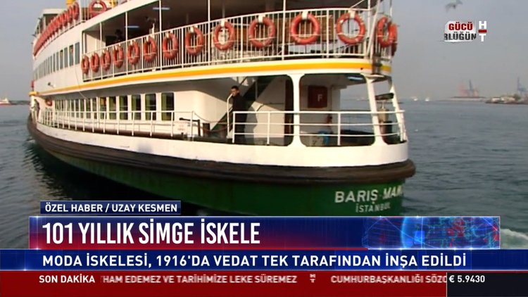 101 yıllık simge iskele: Moda iskelesi, 1916'da Vedat Tek tarafından inşa edildi