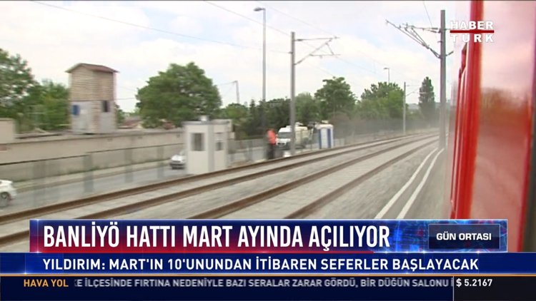 Banliyö hattı Mart ayında açılıyor: Yıldırım: Mart'ın 10'unundan itibaren seferler başlayacak