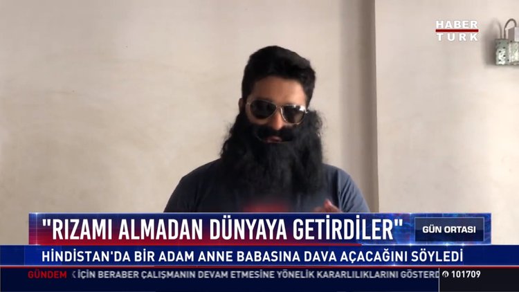 Rızamı almadan dünyaya getirdiler: Hindistan'da bir adam anne babasına dava açıcağını söyledi