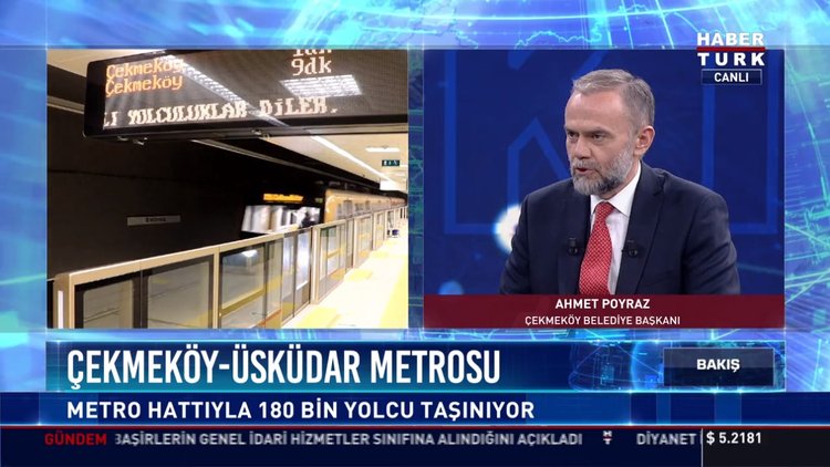 Çekmeköy - Üsküdar Metrosu: Metro hattıyla 180 bin yolcu taşınıyor
